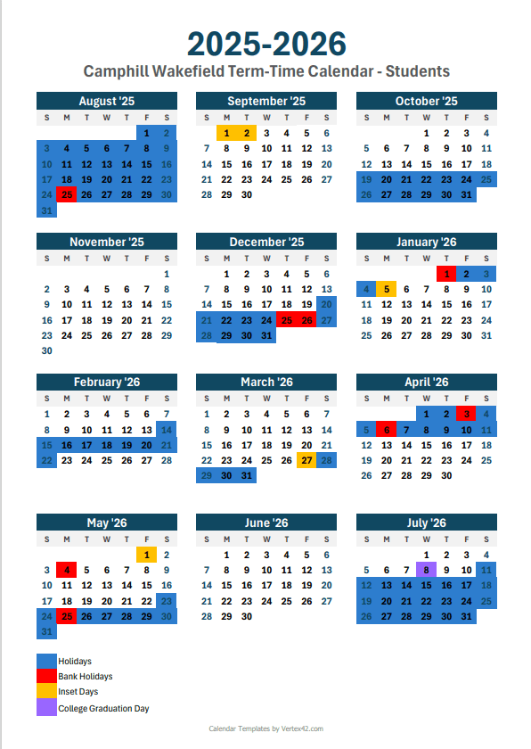 Term Dates 25 26